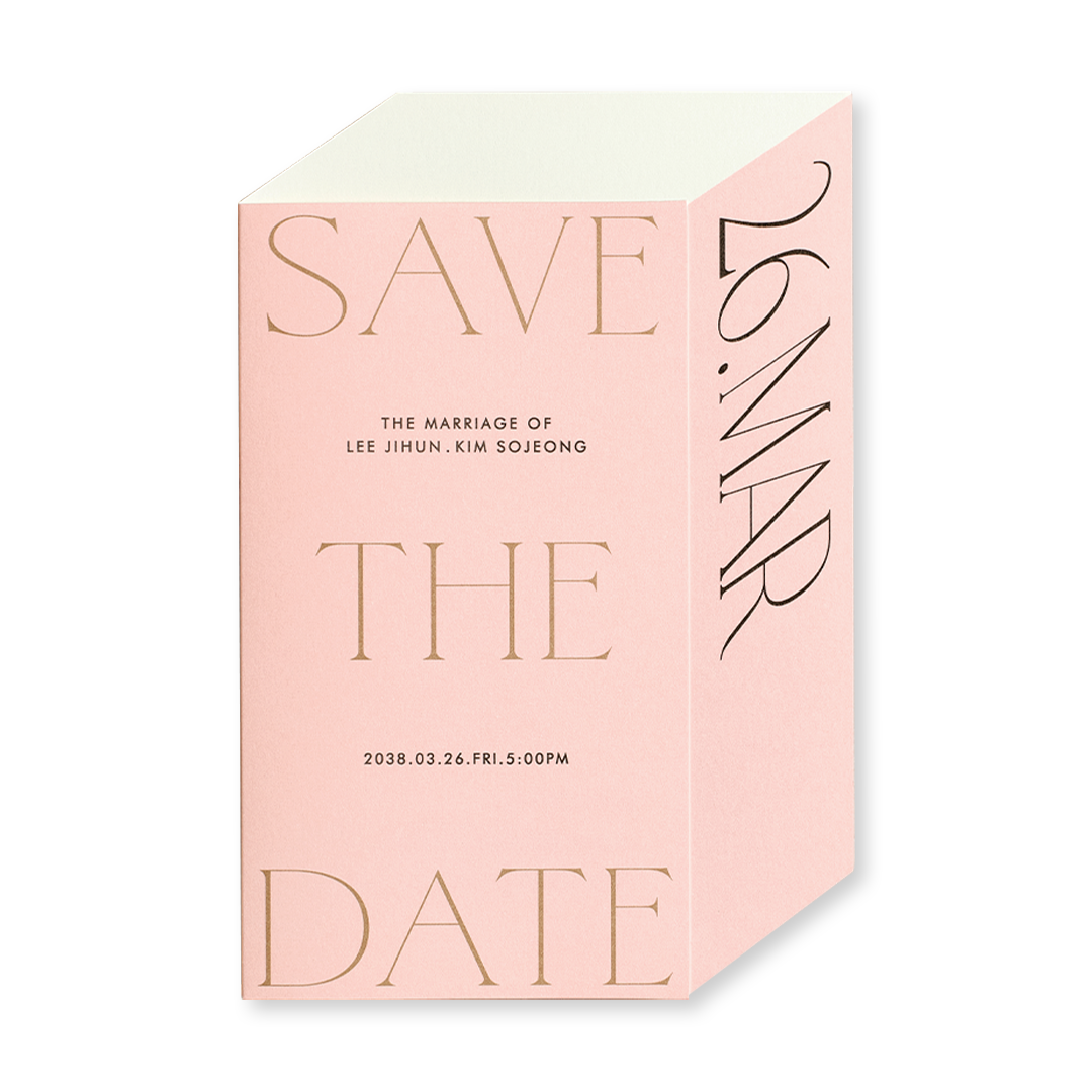 SAVE THE DATE 신상품순 청첩장