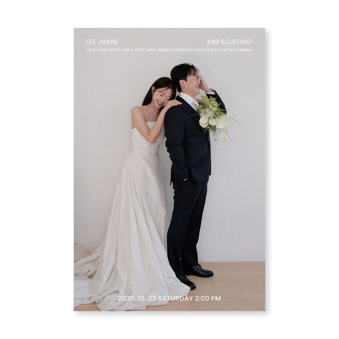 Soft Love 신상품순 청첩장