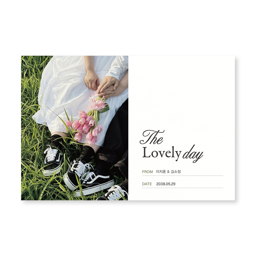 The Lovely Day 신상품순 청첩장