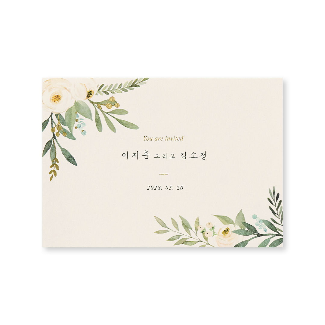Blooming Day 신상품순 청첩장