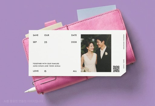 Wedding Ticket 청첩장